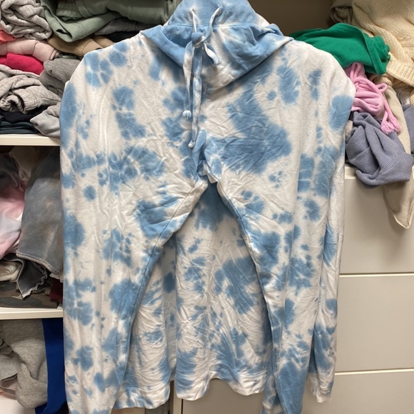 Pants and top Mud pie super soft casual lounge wear in Bryant Blue. Oversized. - Picture 6 of 6